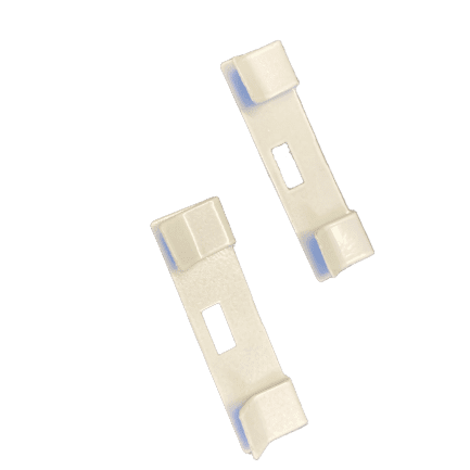 White Vane Savers, Repair Rigid PVC Blinds (Pack of 2)